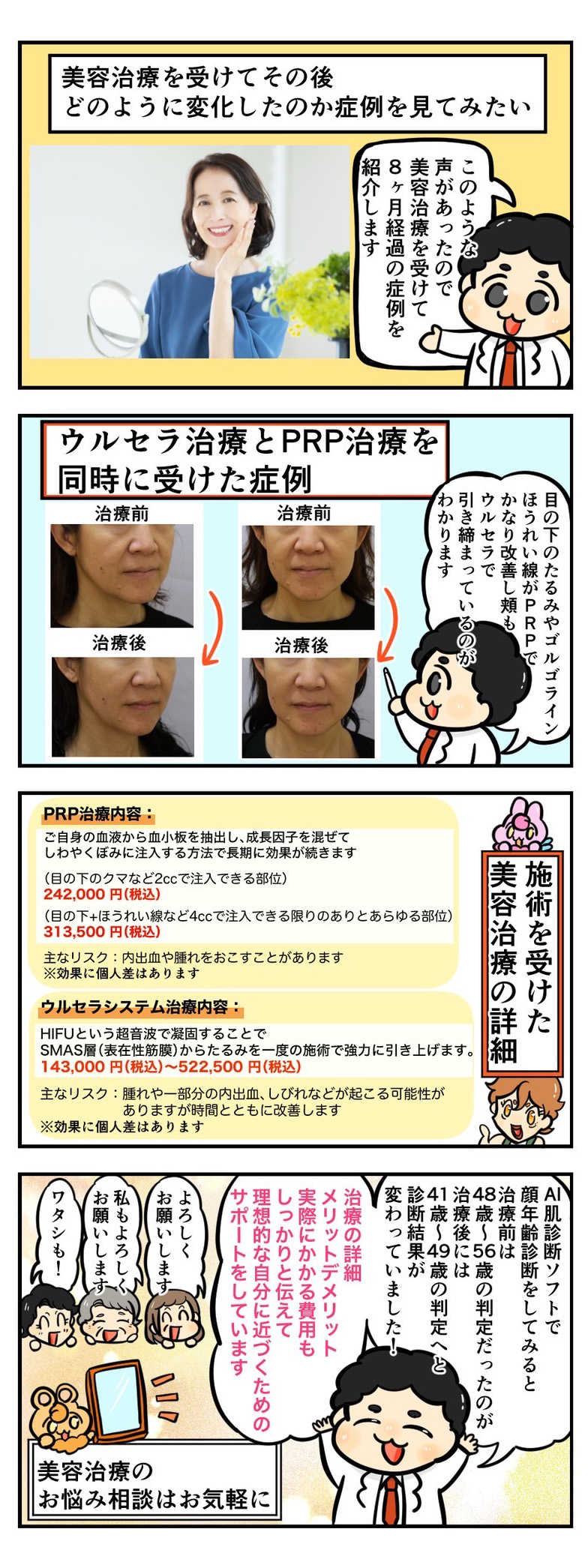 ウルセラ・PRP治療を受けて半年経過症例
