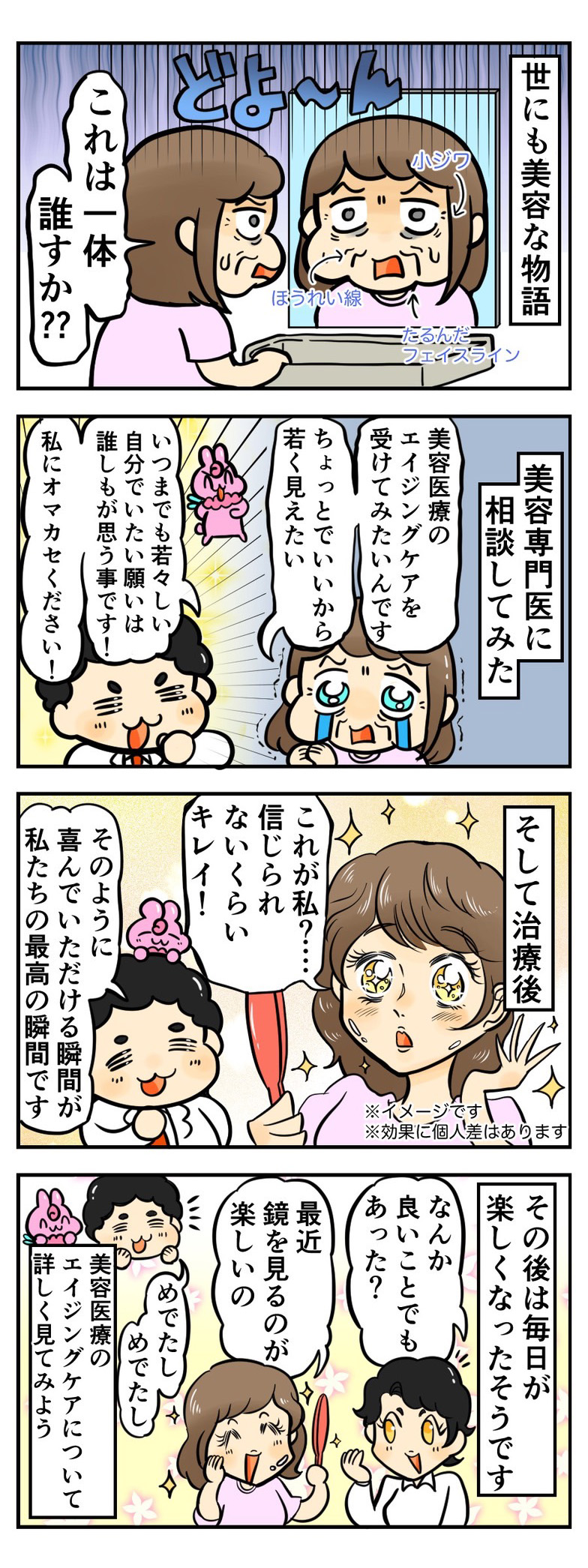 鏡に映る自分を見るのが楽しくなる