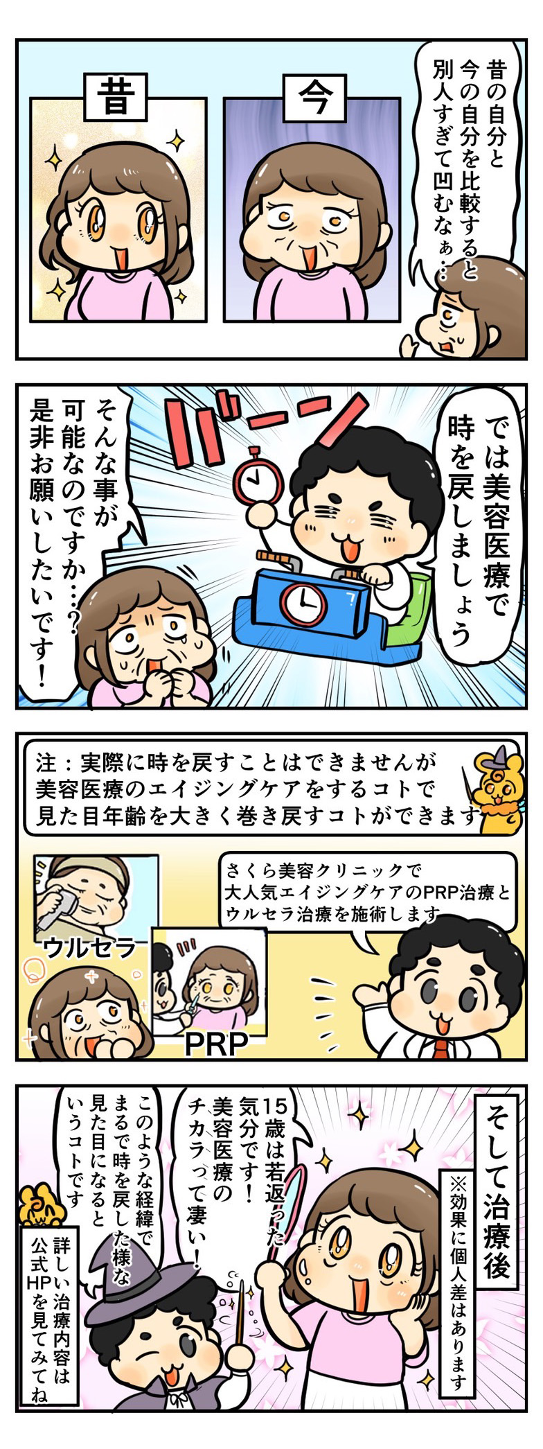美容医療でタイムリープが可能！？